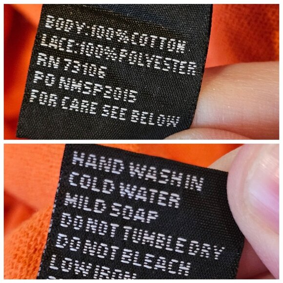 Michael Simon Colorful Cardigan Sweater Crochet Lace Overlay Cotton Sz M NWT - Picture 8 of 9